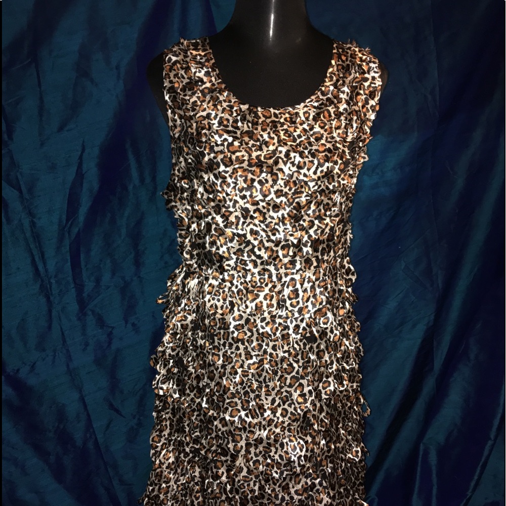 MODE LIA LEOPARD DRESS